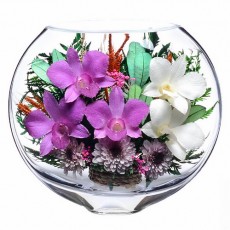 "NaturalFlowers" Арт: ESO-04 цветы в стекле
